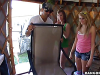 Don't miss truly vicious group sex action with a lot of licking