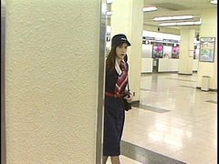 Special service of hot Japanese stewardess